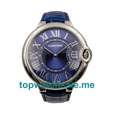 UK Blue Dials Steel Cartier Ballon Bleu W6920059 Replica Watches