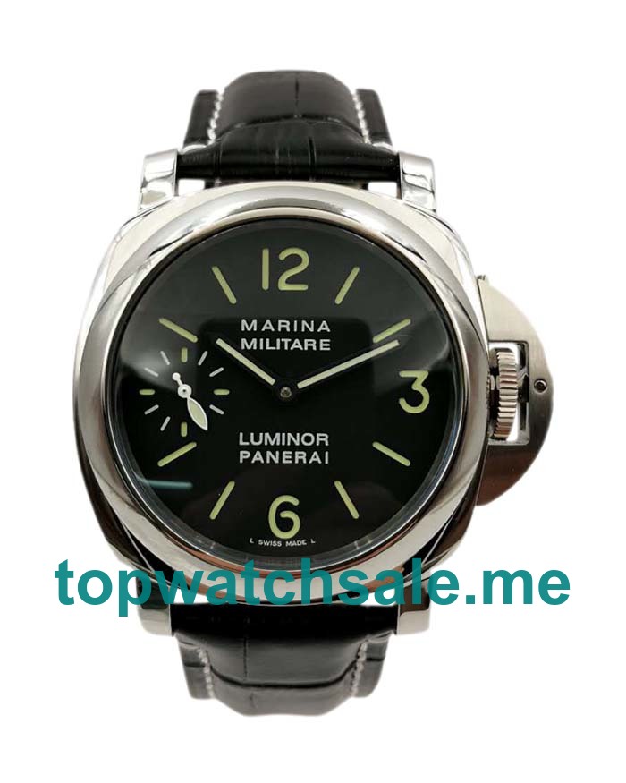 UK Black Dials Steel Panerai Luminor PAM00082 Replica Watches