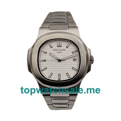 UK White Dials Steel Patek Philippe Nautilus 5711/1A Replica Watches