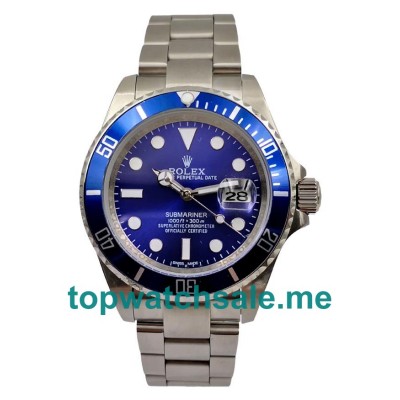 UK Blue Dials Steel Rolex Submariner 116619 LB Replica Watches