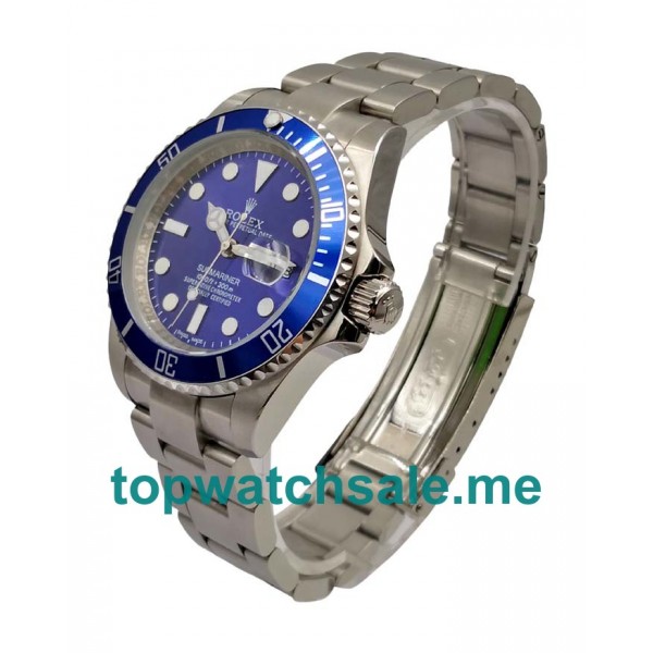 UK Blue Dials Steel Rolex Submariner 116619 LB Replica Watches