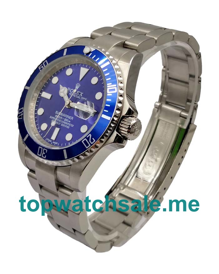 UK Blue Dials Steel Rolex Submariner 116619 LB Replica Watches