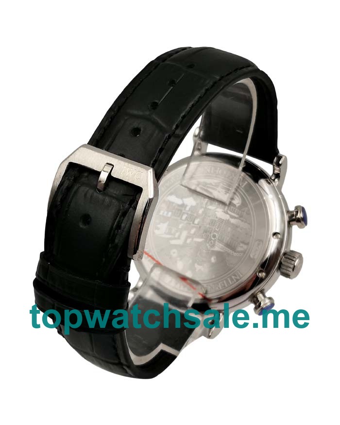 UK Black Dials Steel IWC Portofino IW391029 Replica Watches