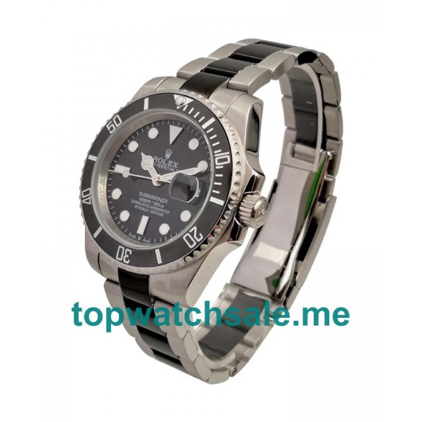 UK Black Dials Steel Rolex Submariner 116610 LN Replica Watches