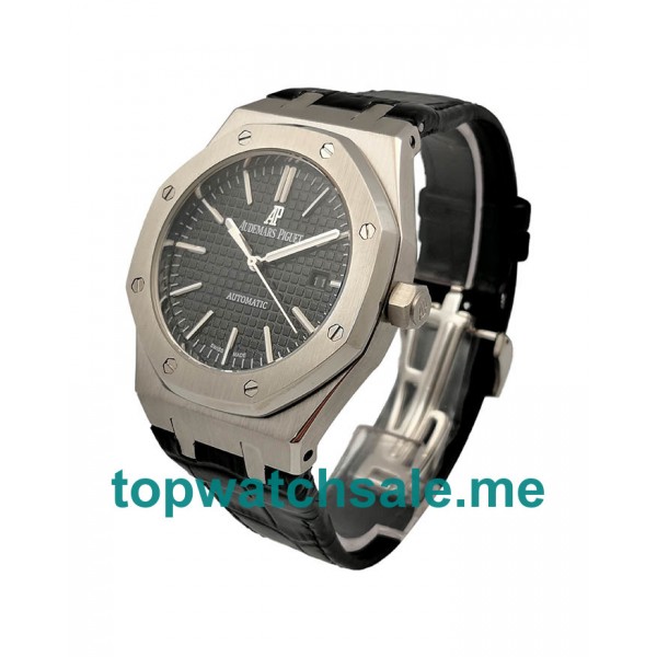 UK Black Dials Steel Audemars Piguet Royal Oak 15400ST Replica Watches