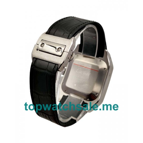 UK Silver Dials Steel Cartier Santos 100 W20090X8 Replica Watches