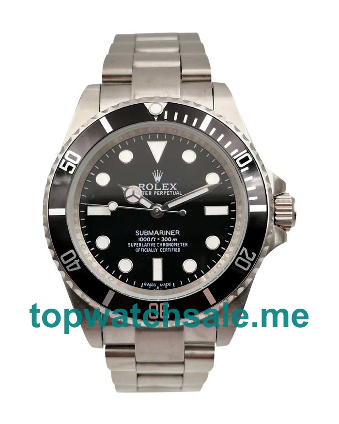 UK Black Dials Steel Rolex Submariner 114060 Replica Watches