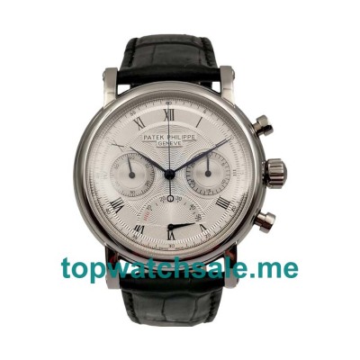 UK Silver Dials Steel Patek Philippe Replica Watches