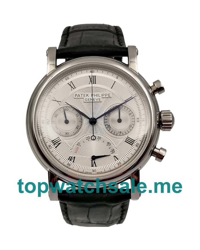 UK Silver Dials Steel Patek Philippe Replica Watches