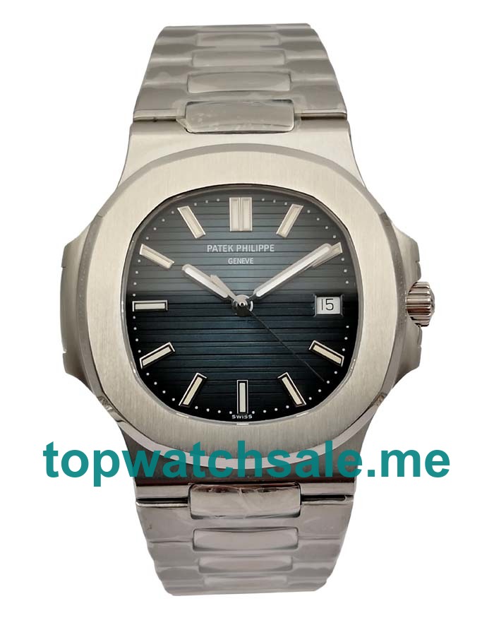 UK Blue Dials Steel Patek Philippe Nautilus 5711/1A Replica Watches