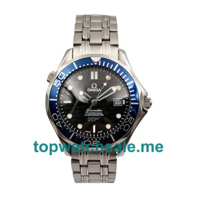 UK Dark Blue Dials Steel Omega Seamaster 2537.80.00 Replica Watches