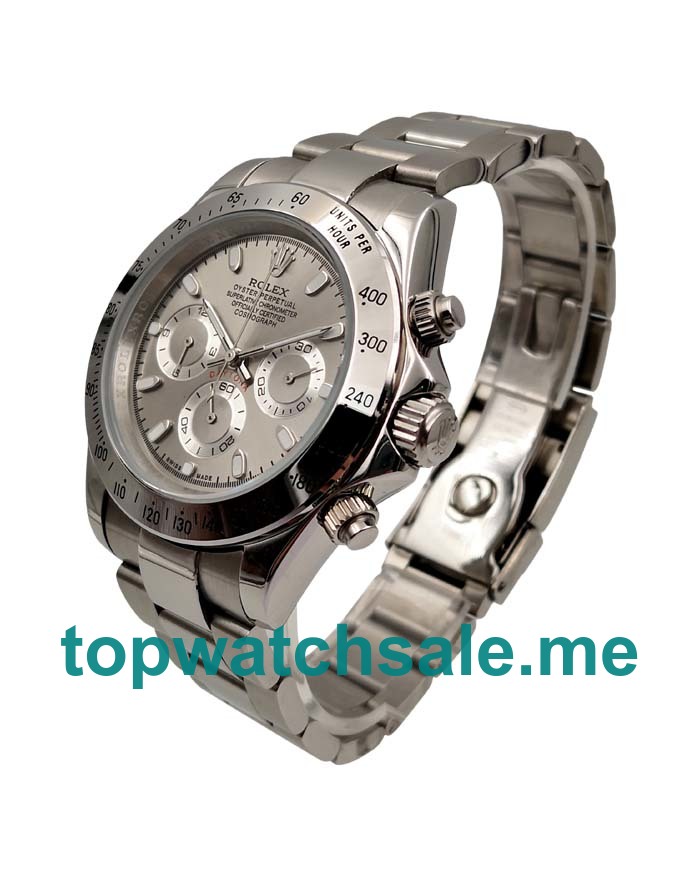 UK Gray Dials Steel Rolex Daytona 116520 Replica Watches