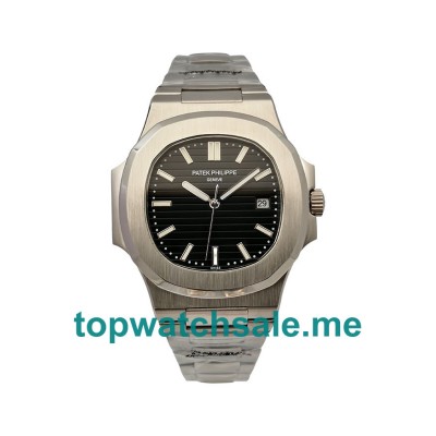 UK Black Dials Steel Patek Philippe Nautilus 5711/1A Replica Watches