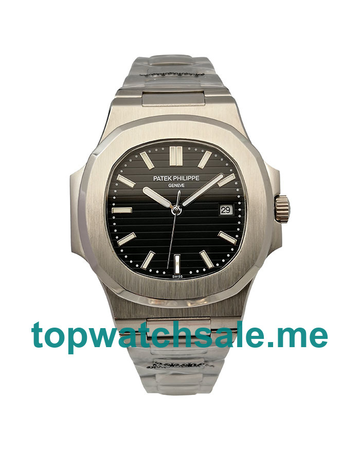 UK Black Dials Steel Patek Philippe Nautilus 5711/1A Replica Watches