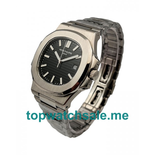 UK Black Dials Steel Patek Philippe Nautilus 5711/1A Replica Watches