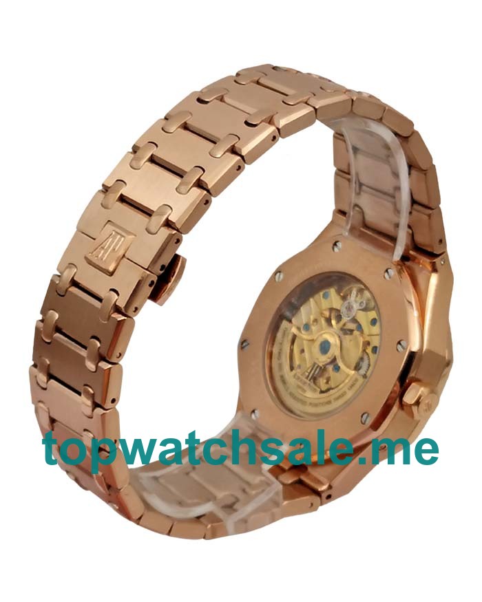 UK Rose Gold Dials Rose Gold Audemars Piguet Royal Oak 26120OR Replica Watches