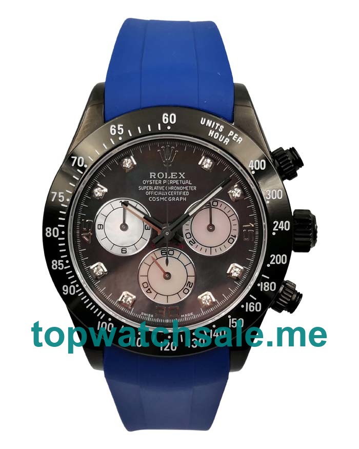 UK Gray Dials Black Steel Rolex Daytona 116519 Replica Watches