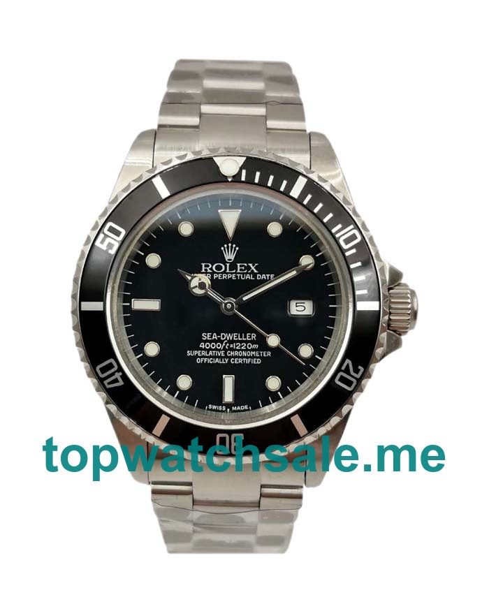 UK Black Dials Steel Rolex Sea-Dweller 116600 Replica Watches