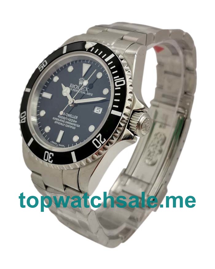 UK Black Dials Steel Rolex Sea-Dweller 116600 Replica Watches