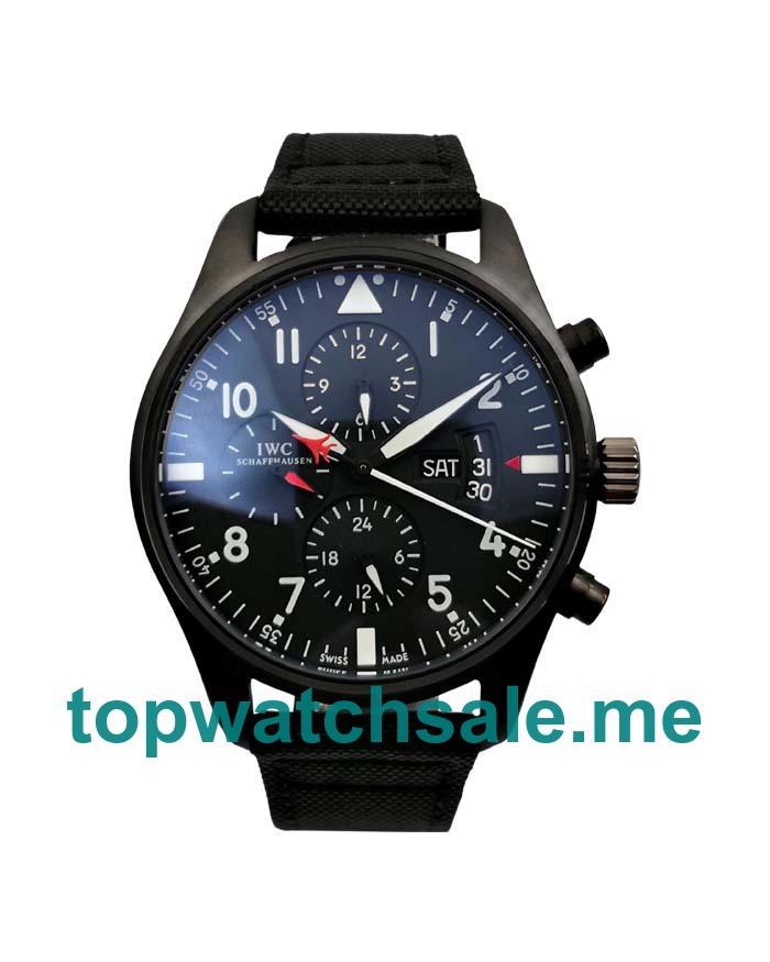 UK Black Dials Black Ceramic IWC Pilots Spitfire IW378901 Replica Watches