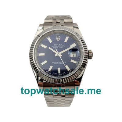 UK Blue Dials Steel Rolex Datejust 116334 Replica Watches