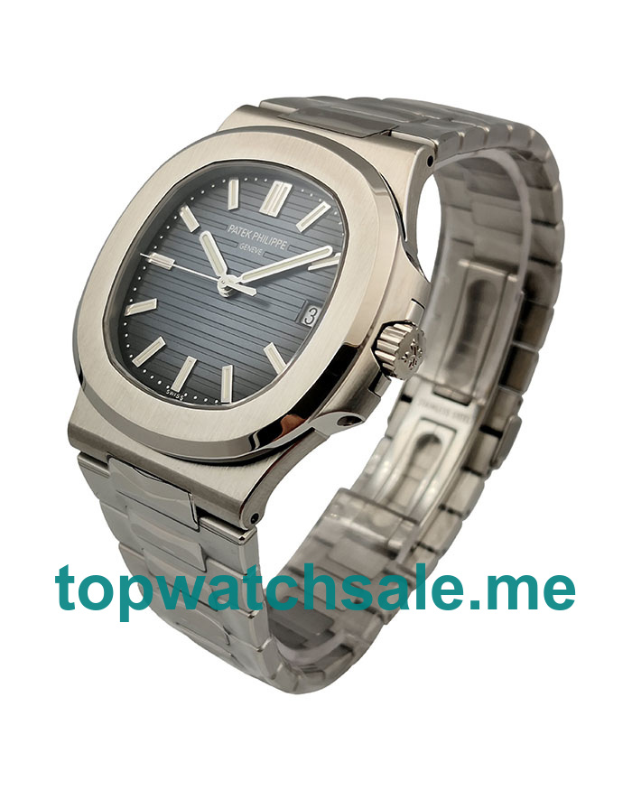 UK Blue Dials Steel Patek Philippe Nautilus 5711/1A Replica Watches