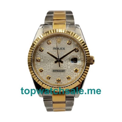 UK Silver Dials Steel Rolex Datejust 116233 Replica Watches