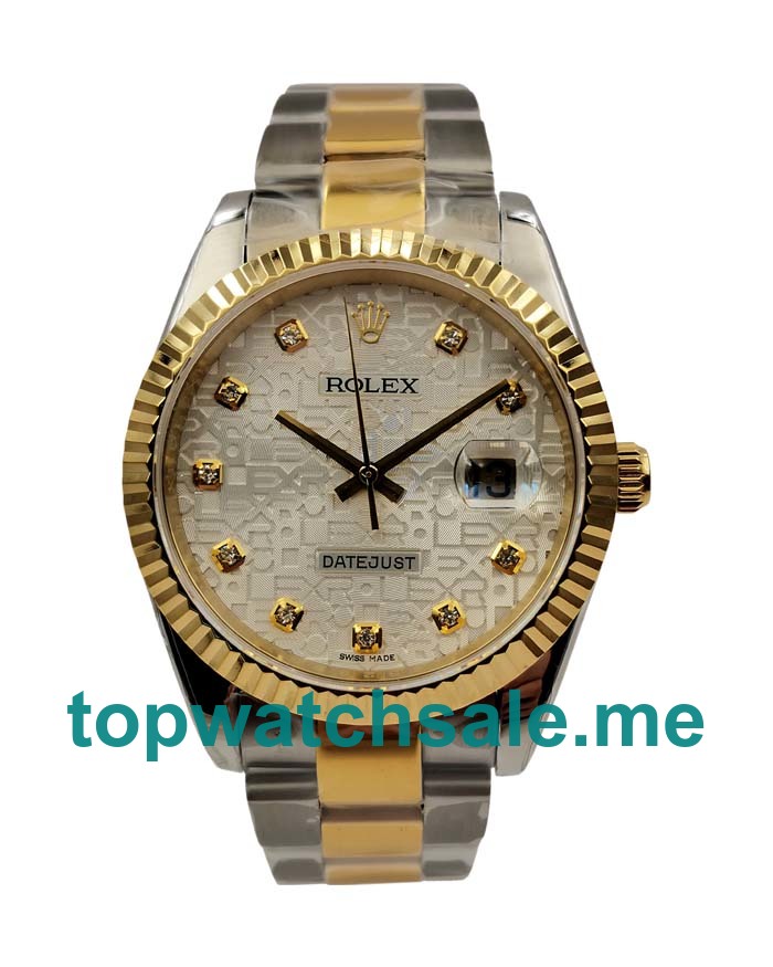 UK Silver Dials Steel Rolex Datejust 116233 Replica Watches