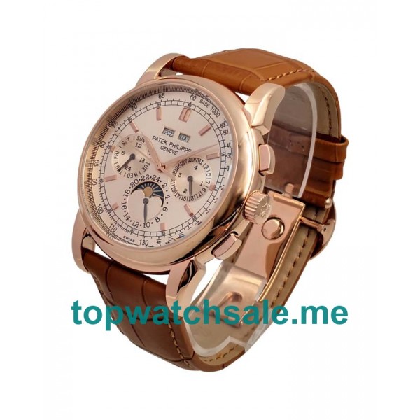 UK Champagne Dials Rose Gold Patek Philippe Grand Complications 5270R Replica Watches