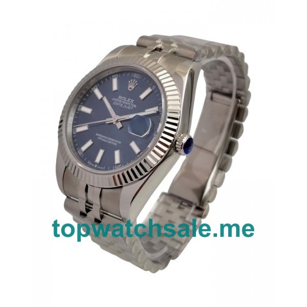 UK Blue Dials Steel Rolex Datejust 126334 Replica Watches