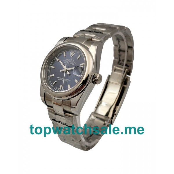 UK Blue Dials Steel Rolex Datejust 178240 Replica Watches