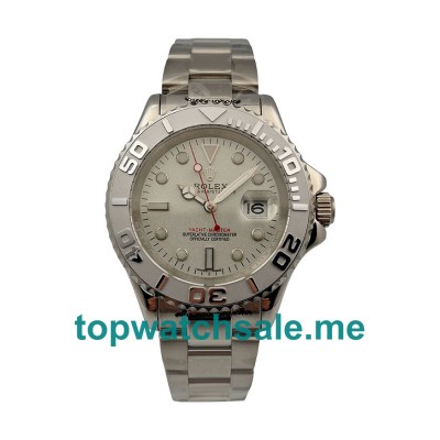 UK Grey Dials Steel Rolex Yacht-Master 116622 Replica Watches