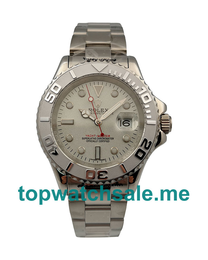 UK Grey Dials Steel Rolex Yacht-Master 116622 Replica Watches