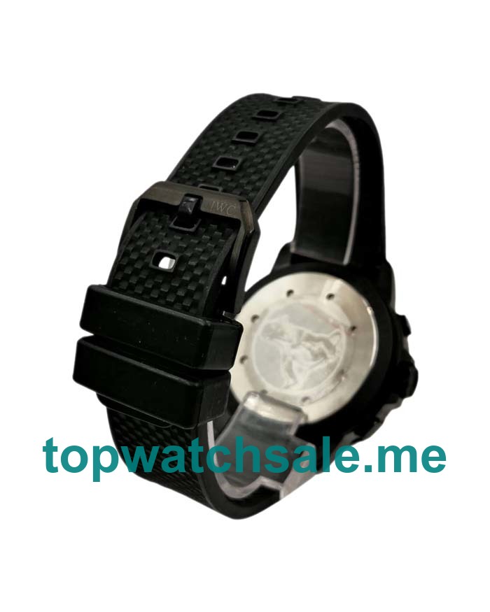 UK White Dials Black Steel IWC Aquatimer IW376705 Replica Watches