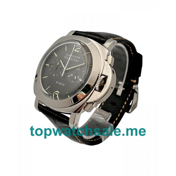 45.5MM UK Replica Panerai Luminor PAM00361 Watches With Black Dials