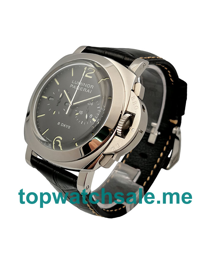 45.5MM UK Replica Panerai Luminor PAM00361 Watches With Black Dials