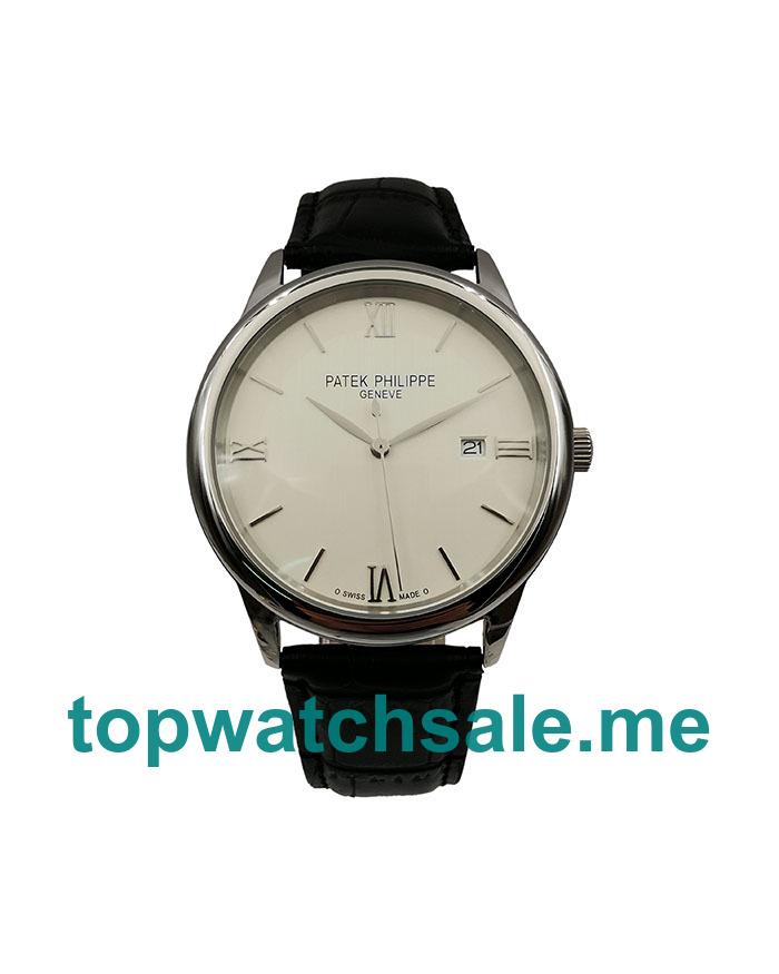 UK White Dials Steel Patek Philippe Calatrava 5227G Replica Watches