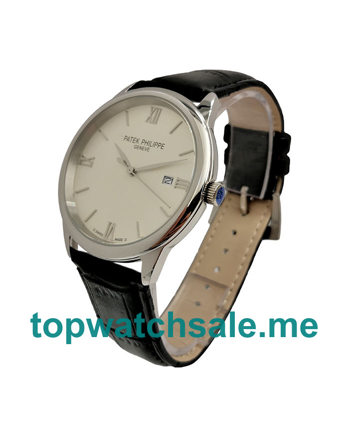 UK White Dials Steel Patek Philippe Calatrava 5227G Replica Watches