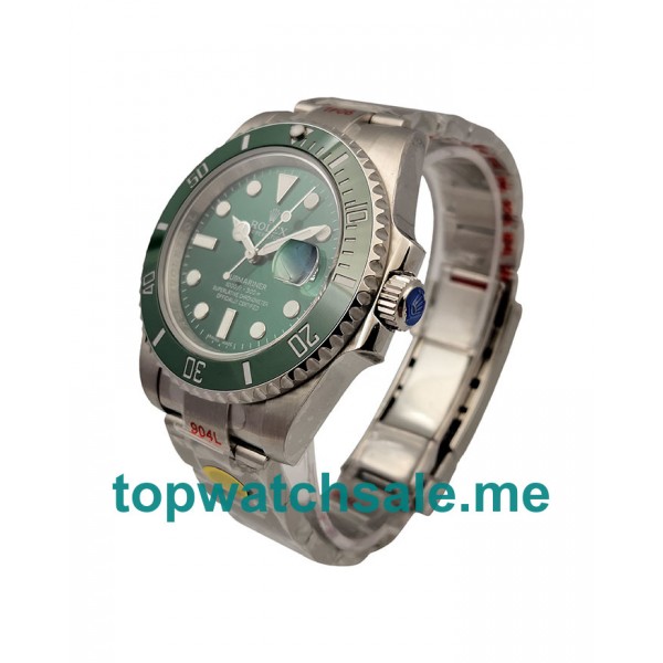 UK Green Dials Steel Rolex Submariner 116610 LV Replica Watches