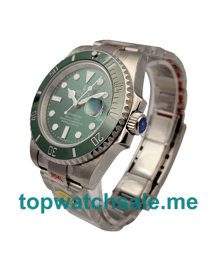 UK Green Dials Steel Rolex Submariner 116610 LV Replica Watches