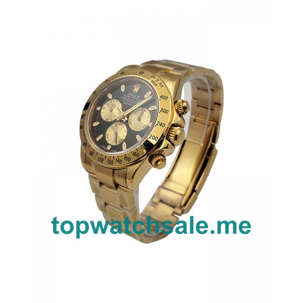 UK Black Dials God Rolex Daytona 116528 Replica Watches