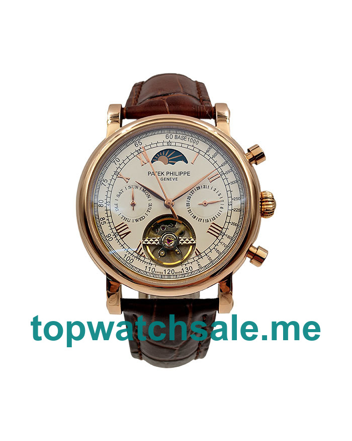 UK White Dials Rose Gold Patek Philippe Grand Complications 171728 Replica Watches