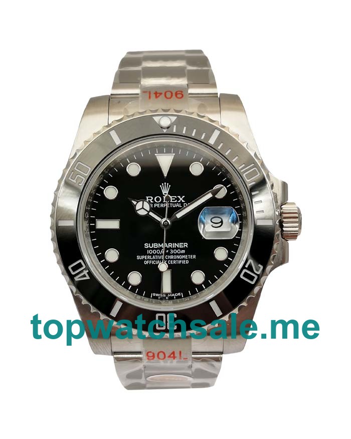 UK Black Dials Steel Rolex Submariner Date 116610LN 2018 N V8S Replica Watches