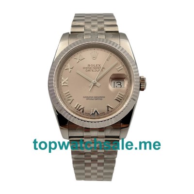 UK Rhodium Dials Steel Rolex Datejust 116234 Replica Watches