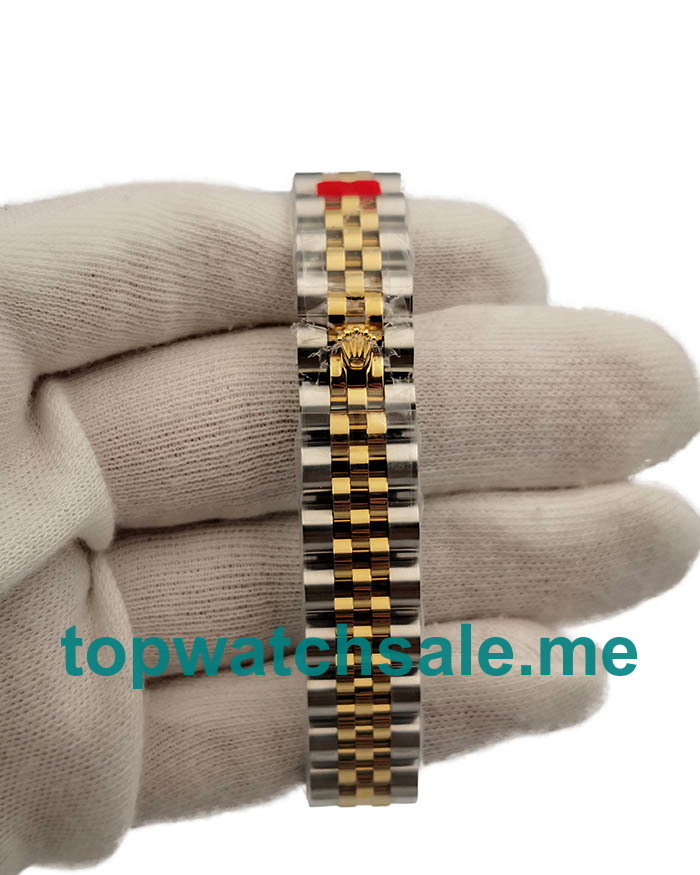 UK Gold Dials Steel And Gold Rolex Lady-Datejust 179383 Replica Watches