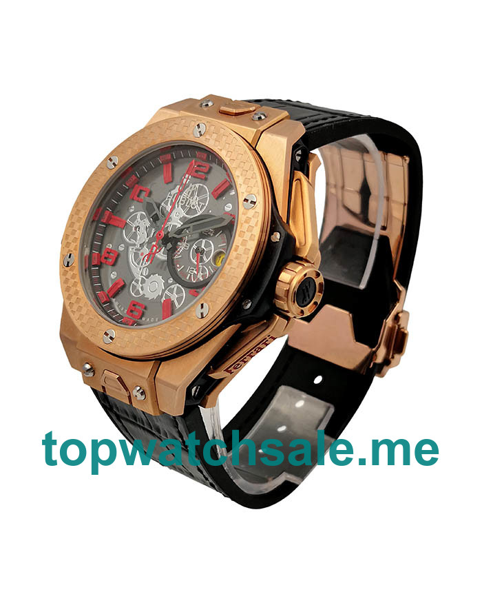 UK Rose Gold Hublot Big Bang 411.OX.1180.LR.WPT15 Quartz Replica Watches