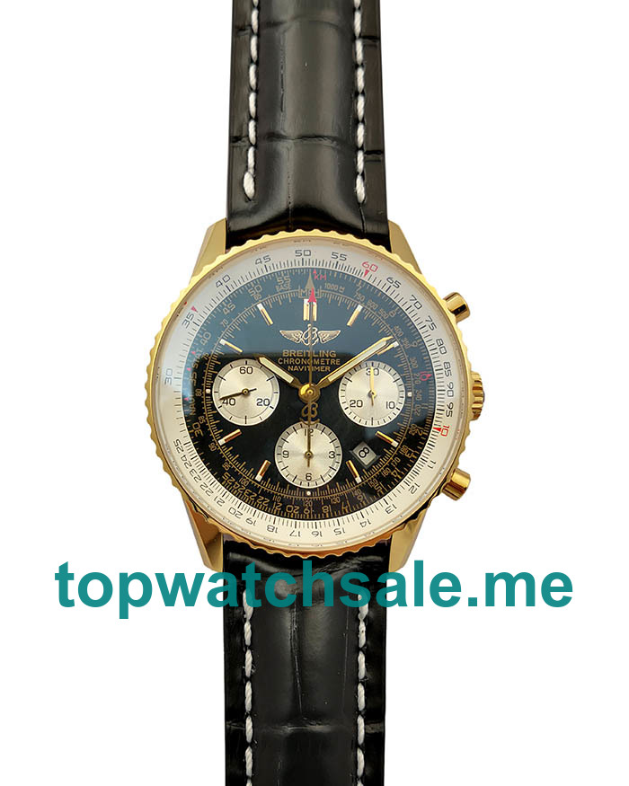 UK Black Dials Gold Breitling Navitimer RB0120121B1P1 Replica Watches