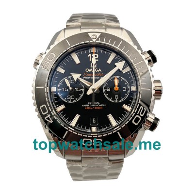 UK Black Dials Steel Omega Seamaster Planet Ocean 215.30.46.51.01.001 Replica Watches