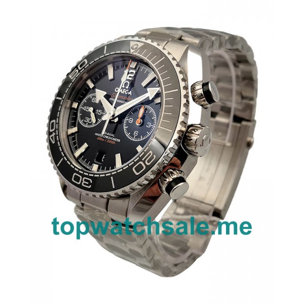 UK Black Dials Steel Omega Seamaster Planet Ocean 215.30.46.51.01.001 Replica Watches