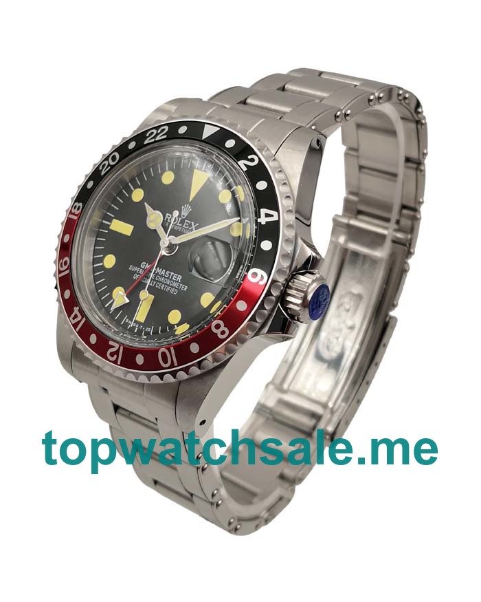 UK Black Dials Steel Rolex GMT-Master 16710 Replica Watches